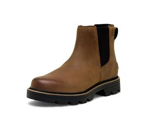 Sorel Bottes imperméables Revel Rd Chelsea pour femme, Tabac noir, 39 EU