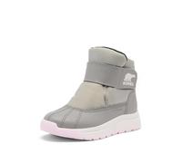 Sorel Bottes Whitney III Strap Mid WP pour enfants, imperméables, nylon, isolation de 200 g, sangle velcro à fermeture facile - Unisexe pour enfants