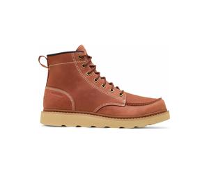 Sorel - Bottines imperméables - Slabtown 62' Moc WP M Rustic Brown Ceramic pour Homme en Cuir - Taille 42,5 - Marron Marron 42,5