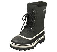 Sorel - Après-skis chauds et imperméables - Caribou M Black/Dark Stone pour Homme Taille 11 US, en Cuir - Noir Noir 11 US