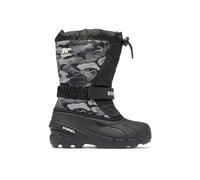 Sorel - Childrens Flurry™ Boot Print - Bottes de neige enfant Black / Quarry - 26