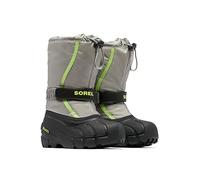 Sorel Childrens Flurry Bottes de neige d'hiver Gris chromé Noir Taille 26 EU, Chrome Grey Black, 26 EU