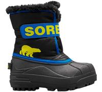 Sorel Childrens Snow Commander Boot Botte de Neige, Black Super Blue Toddler Collection 2024, 31 EU