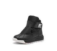 Sorel Children's Whitney III Strap Mid WP Botte Tendance, Black, Sea Salt, 26.5 EU