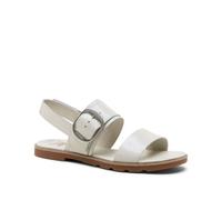 Sorel Sandales Ella 3 à Bride arrière pour Femme, Blanc Miel/thé glacé, 38 EU
