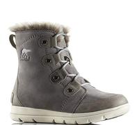 Sorel Explorer Joan Waterproof bottes d'hiver imperméables pour femme, Gris (Quarry x Black), 37.5 EU
