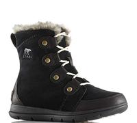 Sorel Explorer Joan Waterproof bottes d'hiver imperméables pour femme, Noir (Black x Dark Stone), 37 EU