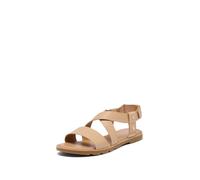 Sorel Femme Ella III Crisscross Sandal Plate, Gomme Beige honnête, 42 EU