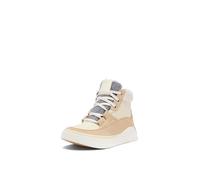 Sorel Femme Out N About 4 Mid Sneaker Waterproof Basket, Honey White/Ceramic, 38.5 EU