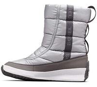 Sorel Femme Out N About Puffy Mid Chaussure de Marche, Argent Pur, 39 EU