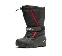 Sorel Flurry Boot Botte de Neige, Black Bright Red Youth Collection 2024, 38 EU