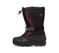 Sorel Flurry Boot Botte de Neige, Black Bright Red Youth Collection 2024, 38 EU