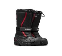 Sorel Flurry bottes d'hiver pour enfants, Noir (Black x Bright Red), 37 EU
