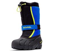 Sorel Flurry bottes d'hiver pour enfants, Noir (Black x Super Blue), 30 EU