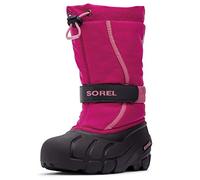 Sorel Flurry bottes d'hiver pour enfants, Rouge (Deep Blush x Tropic Pink), 34 EU