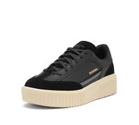 Sorel Ona Ave Baskets d'été à Bout en T pour Femme, Noir/Blanc Miel, Pointure 38