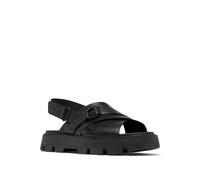 Sandales plates femmes Sorel REIN CB CRISSCROSS SANDAL Noir 37