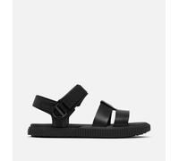 Sorel Ona Ave™ Ankle Strap Flat Sandal - Sandales femme Black / Black 39