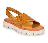 Sandales compensées femmes Sorel REIN CB CRISSCROSS SANDAL Orange 37