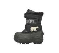 Sorel Snow Commander Waterproof bottes d'hiver imperméables pour enfants, Noir (Black x Charcoal), 23 EU