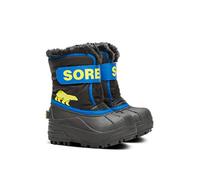 Sorel Snow Commander Waterproof bottes d'hiver imperméables pour enfants, Noir (Black x Super Blue), 24 EU