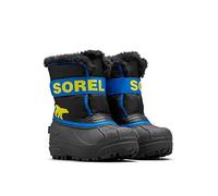 Sorel Snow Commander Waterproof bottes d'hiver imperméables pour enfants, Noir (Black x Super Blue), 28 EU