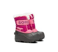 Sorel Snow Commander Waterproof bottes d'hiver imperméables pour enfants, Rouge (Tropic Pink x Deep Blush), 23 EU