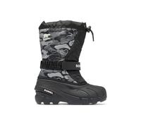 Sorel - Youth Flurry™ Boot Print - Bottes de neige enfant Black / Quarry - 37
