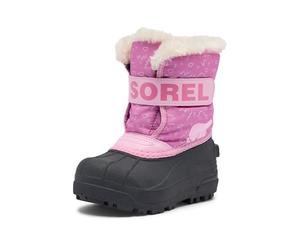 Sorel Youth Unisex Toddler Snow Commander Boot Botte de Neige, Orchid, Pink Flare, 24 EU