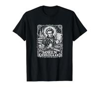 Soren Kierkegaard Leap Into The Abyss Citation T-Shirt Graphique avec Valeur