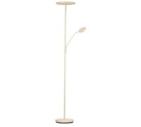 Sorento - Lampadaire - Couleur sable - Hauteur : 182 cm - Diamètre : 30 cm - Projection : 50 cm - Intensité variable en continu - Avec bouton séparé - Réglage de la température de couleur 3 niveaux