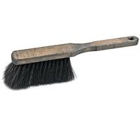 SOREX Balai à main bois/crin de cheval teinté foncé 28cm