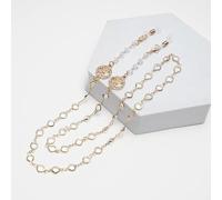 SOREZE Chaîne de Lunettes pour Femmes Perle perlée Cristal Lunettes de Soleil lanière Titulaire Cou Cordon Lunettes Bijoux Cadeau