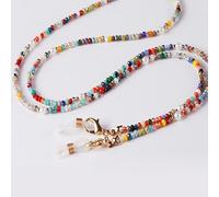SOREZE Perles colorées Masque Sangle Collier Lunettes chaîne Porte-Lunettes Lunettes de Soleil lanière pour Femmes Filles Lunettes Cordon