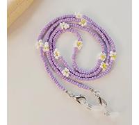 SOREZE Perles colorées Masque Sangle Collier Lunettes chaîne Porte-Lunettes Lunettes de Soleil lanière pour Femmes Filles Lunettes Cordon