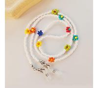 SOREZE Perles colorées Masque Sangle Collier Lunettes chaîne Porte-Lunettes Lunettes de Soleil lanière pour Femmes Filles Lunettes Cordon