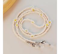 SOREZE Perles colorées Masque Sangle Collier Lunettes chaîne Porte-Lunettes Lunettes de Soleil lanière pour Femmes Filles Lunettes Cordon