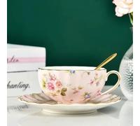 SOREZE Théière européenne en Porcelaine de 400ML, Service à thé Anglais de l'après-midi, théière en Porcelaine, cafetière résistante à la Chaleur