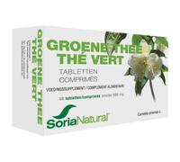 Soria Natural Thé Vert 600mg 60 Comprimés
