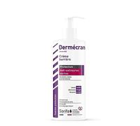 SORIFA - Dermécran - Crème barrière - Protection ANTI-SALISSURES SECHES - Laine de verre - ciment - poussière - Mains, visage et corps - Haute tolérance - Flacon pompe 500 ml.
