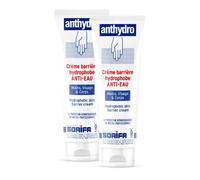 SORIFA - Lot de 2 - ANTHYDRO - Crème Barrière - Protection ANTI-EAU - ANTI-FROTTEMENT - Mains, visage et corps - Haute tolérance - Sans parfum -Tube 125 ml