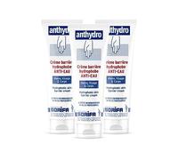 SORIFA - Lot de 3 - ANTHYDRO - Crème Barrière - Protection ANTI-EAU - ANTI-FROTTEMENT - Mains, visage et corps - Haute tolérance - Sans parfum -Tube 125 ml