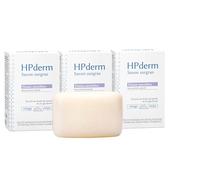 SORIFA - Lot de 3 HPderm Savon surgras - Peaux sensibles - 99,95% d’ingrédients naturels - Enrichi en huile de karité et glycérine - pH neutre, sans parfum - Pain 150 gr