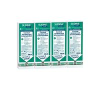 SORIFA - Lot de 4 - Sudine Poudre Traitement Anti-transpirant - Pied - Régule la transpiration - Absorbe - Prévient les mycoses - Sans sels d’aluminium - Fabriqué en France - Bte 100 sachets-doubles