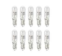 Sorinda 10PCS Ampoule T5 LED 12V 1.2W Convient aux tableaux de bord et à l'éclairage