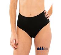 SORIO® Bas de Maillot de Bain Menstruel Taille Haute Femme et Adolescente - Absorbant Antifuite et Anti Odeur - Maillot de Bain Menstruel Flux Moyen - Couvrant Confortable et Discret - Naya