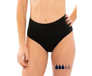 SORIO® Bas de Maillot de Bain Menstruel Taille Haute Femme et Adolescente - Absorbant Antifuite et Anti Odeur - Maillot de Bain Menstruel Flux Moyen - Couvrant Confortable et Discret - Naya