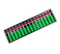 Soroban, Boulier En Plastique À 15 Chiffres, Outil D'apprentissage Des Mathématiques, Portable Et Léger, For Débutants Et Enseignants Boulier Chinois(Grün)