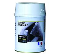 SOROMAP Gelcoat Plastogel spatulable blanc 0,75L + catalyseu