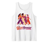 Sororité féministe et diversifiée Retro Groovy Girl Power Débardeur